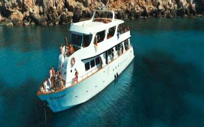 Wycieczka fakultatywna, Miasto duchów, Famagusta, Salamina z rejsem na Blue Lagoon i zatokę żółwi z Protaras